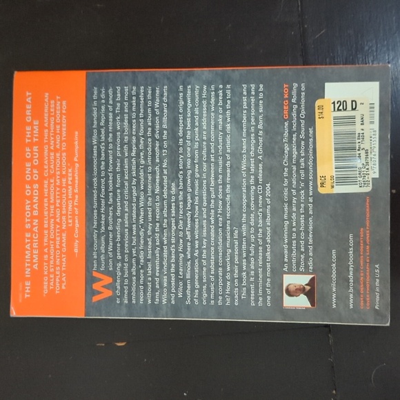 Wilco t-shirt and NWT book Learning how To Die - Picture 11 of 14